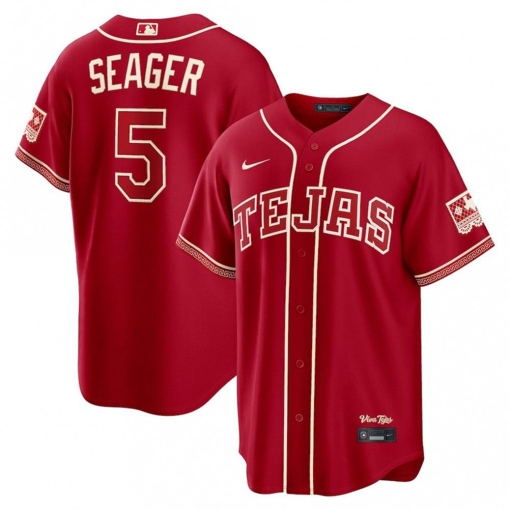 Corey Seager Texas Rangers 2026 City Connect Stadium Jersey - Red-Pro Kit Vault | Brand New 26/27 Sports Jerseys